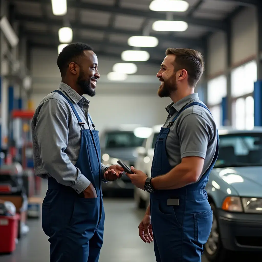 Professional team collaboration